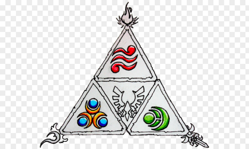 Tribal Tattoo Triforce Drawing Sketch PNG