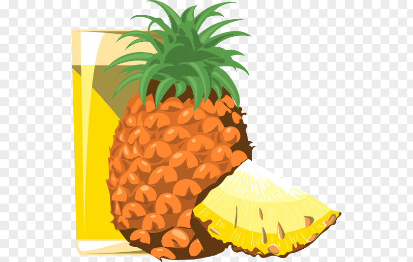 Vector Pineapple Juice Fruit Strawberry PNG