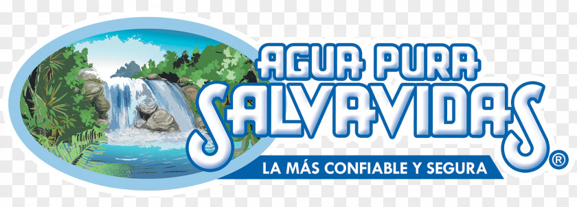 Water Logo Agua Pura Salvavidas, Aldea Puerta Parada Brand Font PNG