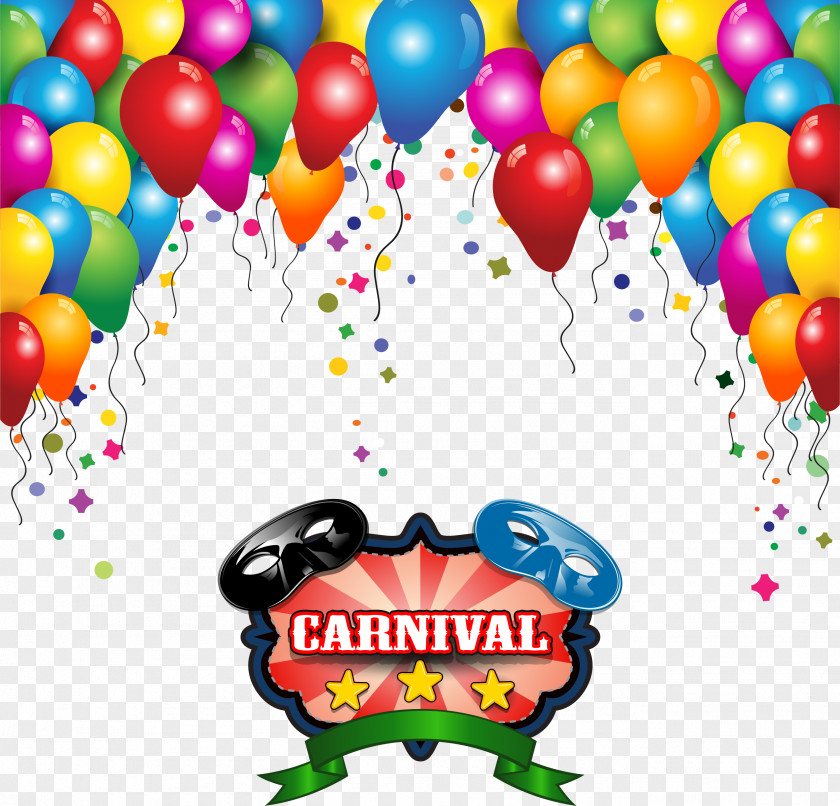 Color Carnival Balloon Background Vector Of Venice Mask PNG