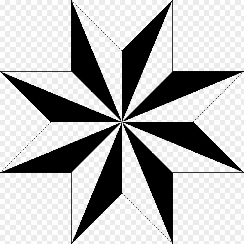 Star Octagon Polygon Geometry PNG