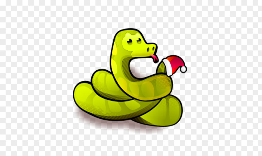 Stay Christmas Hat Snake Apple Icon Image Format PNG