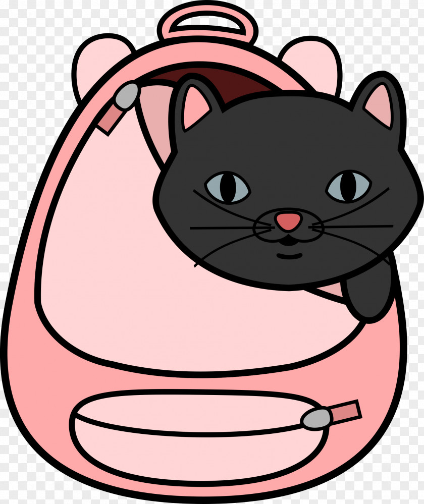 Bag Cat Backpack Clip Art PNG