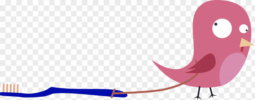Character Beak Water Bird Pink M Computer PNG