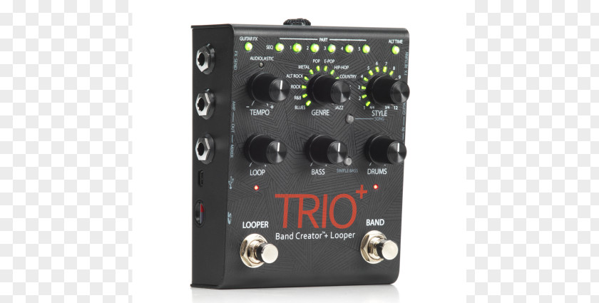 Electric Guitar DigiTech TRIO Effects Processors & Pedals Loop PNG