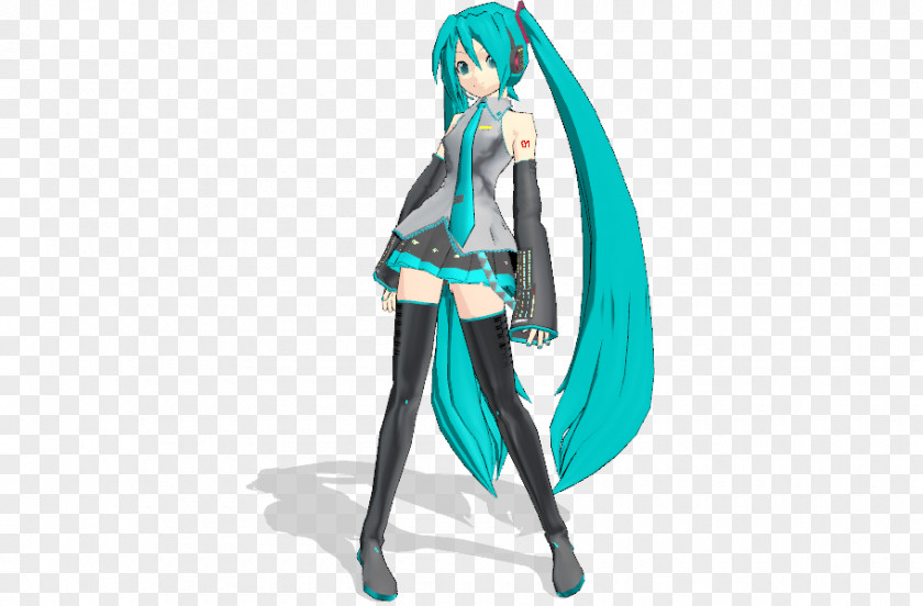 Hatsune Miku Sweet Devil Turquoise PNG