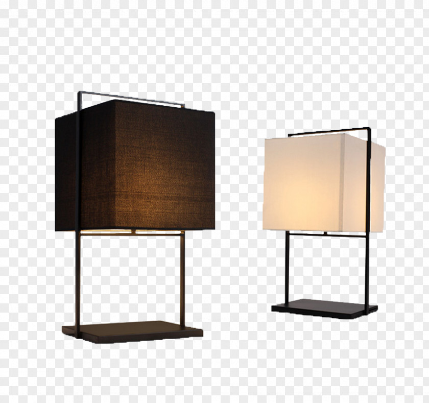 Simple Table Lamp Lampe De Bureau PNG