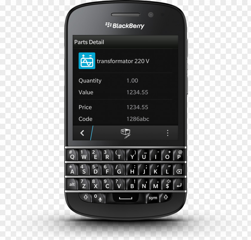 Black LTE QWERTY 16 GbToo Fast BlackBerry Q10 Unlocked Cellphone, 16GB, PNG