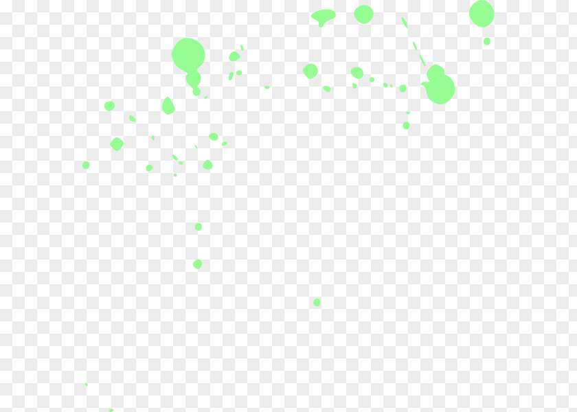 Colorful Splatter Paint Vector Green Color Clip Art PNG