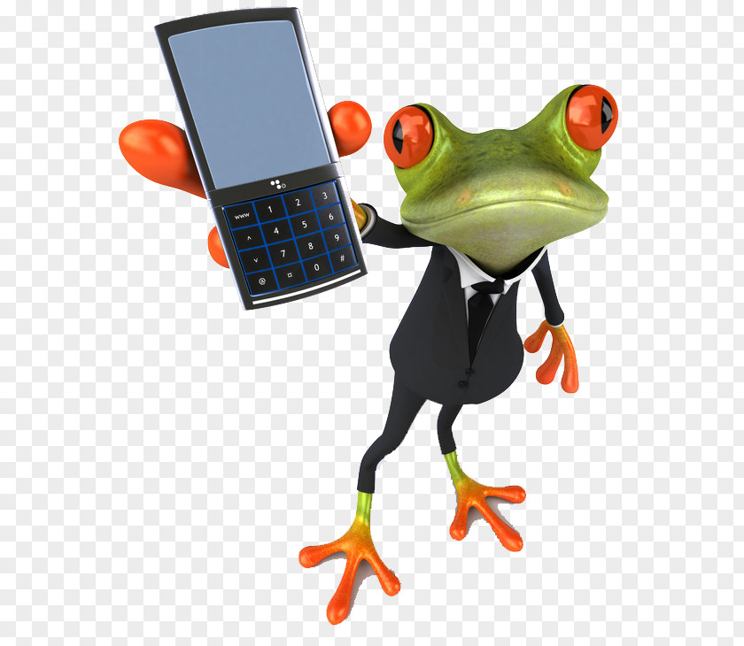 Show Phone 3D Frog Royalty-free Stock Photography Clip Art PNG