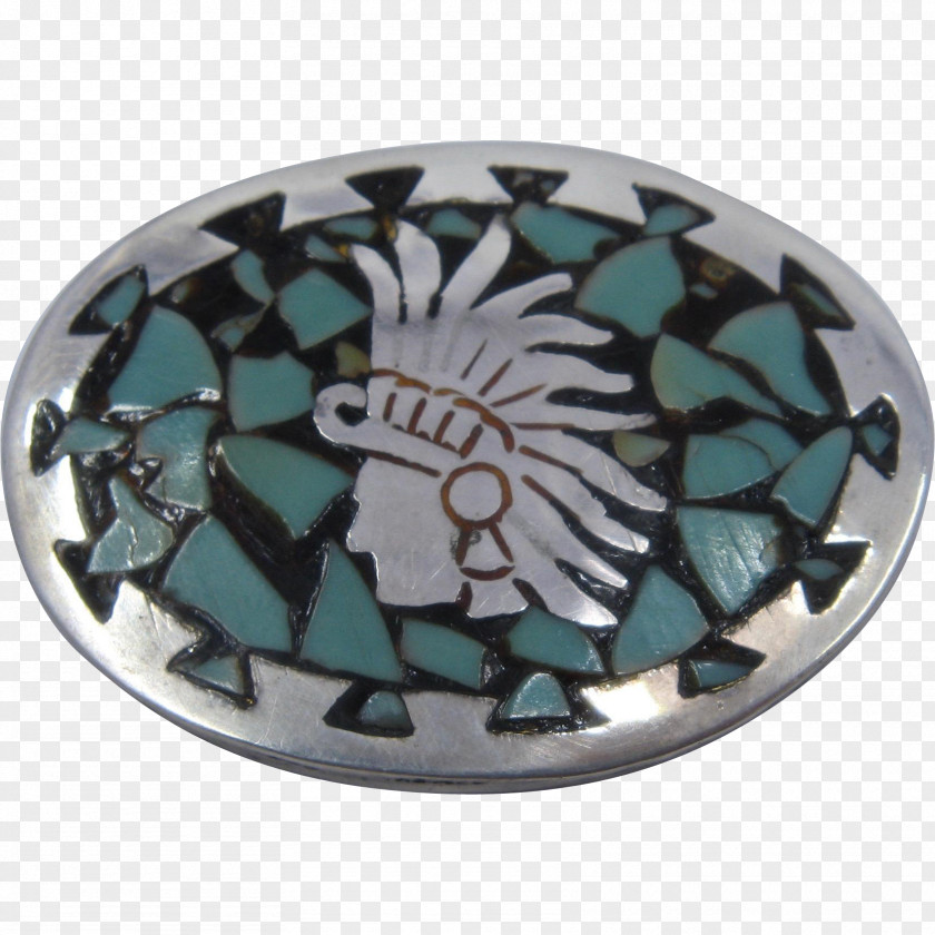 Aztec Warrior Turquoise PNG