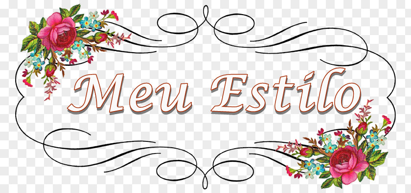 Calligraphie Floral Design Web Banner Wedding Clothing PNG