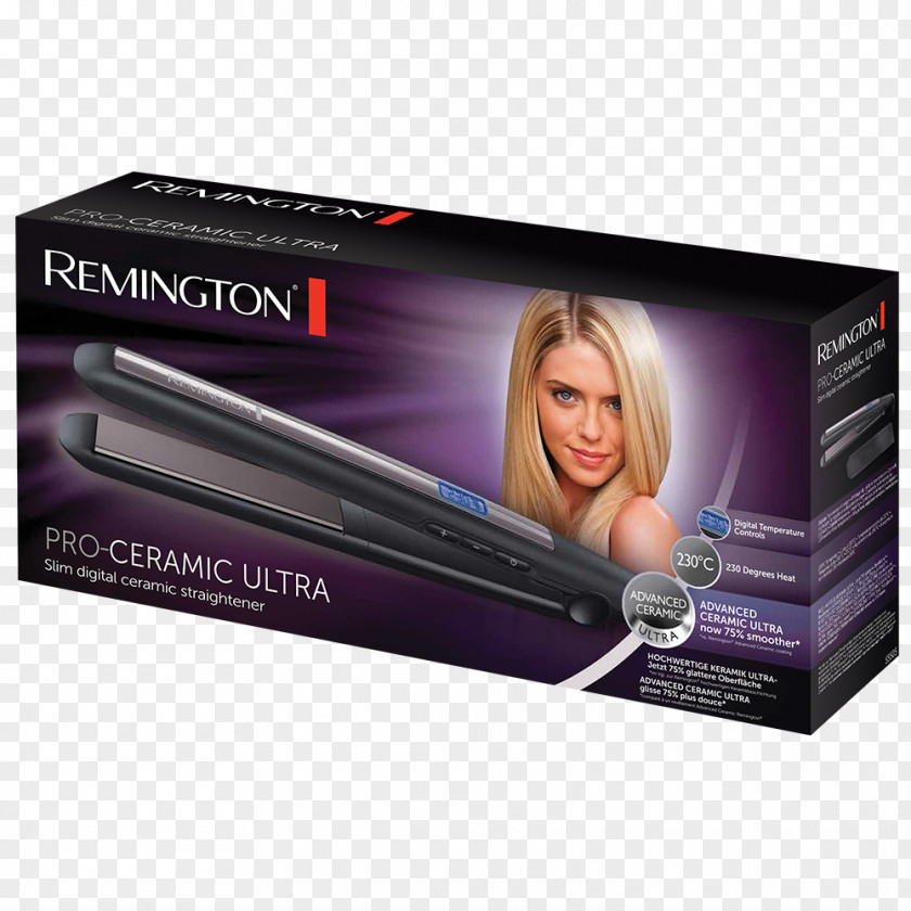 Hair Straightener Iron Remington Products Straightening CI 95 Hardware/Electronic CI9532 Pearl Pro Curl, Curling PNG