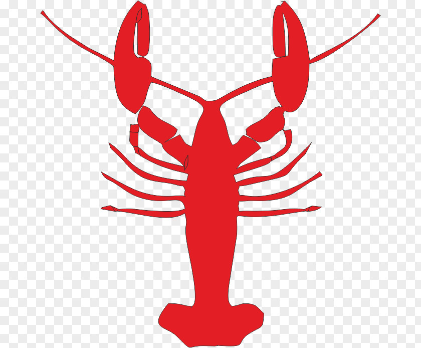 Lobster Crayfish Silhouette Clip Art PNG