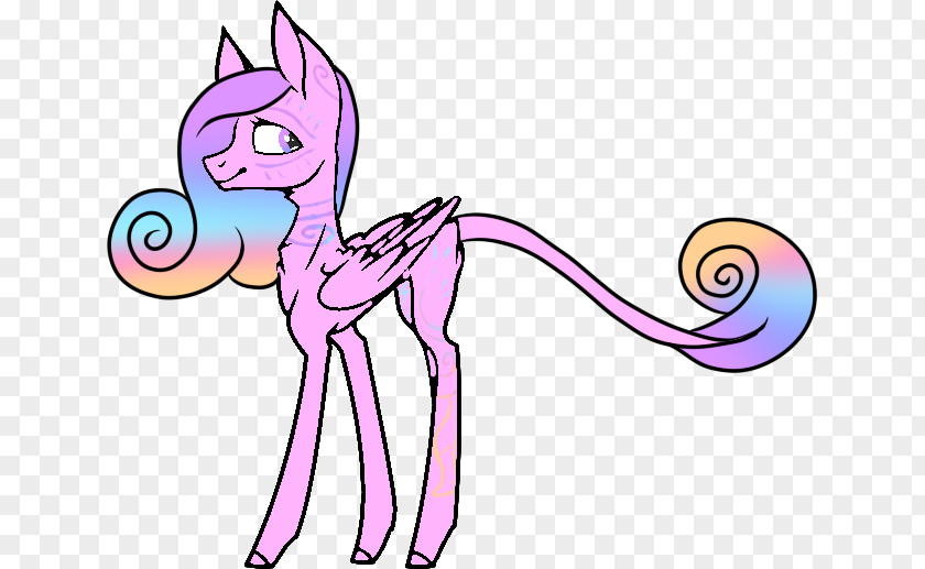 Lovely Rainbow Horse Mammal Cat Pony Animal PNG