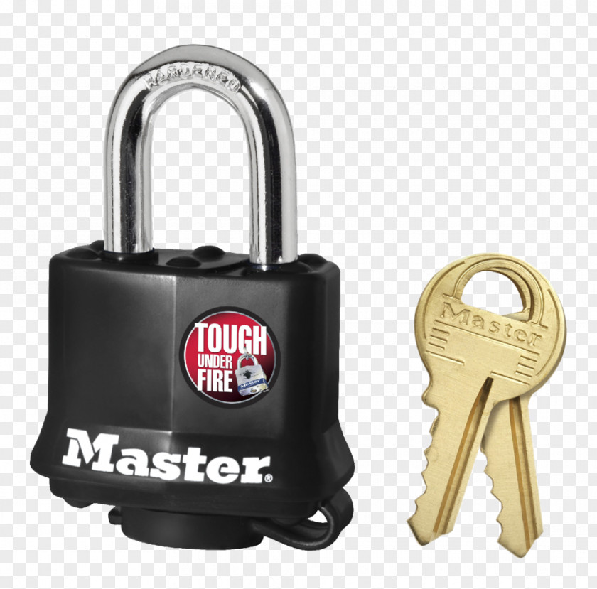 Padlock Master Lock Pin Tumbler Laminated Steel Blade PNG