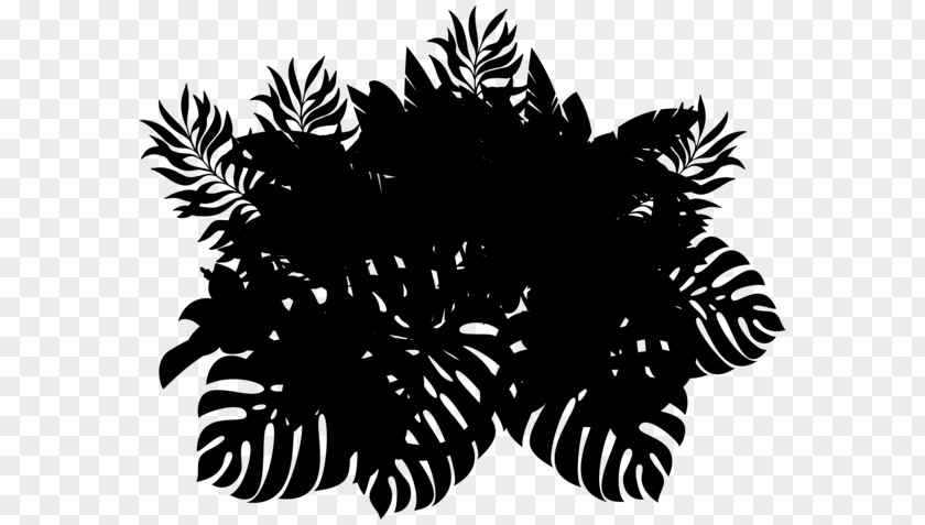 Pine Flower Pattern Silhouette Leaf PNG