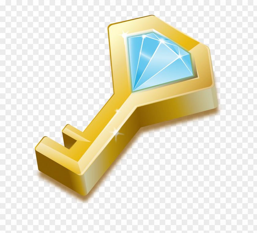 Gold Key Angle PNG