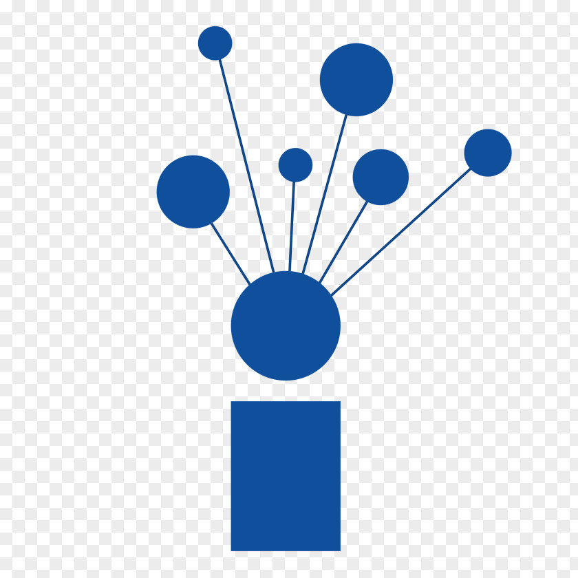Logo Electric Blue Marketing Background PNG