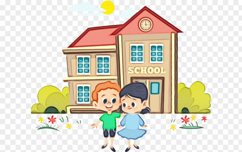 Play Building School Board Background PNG