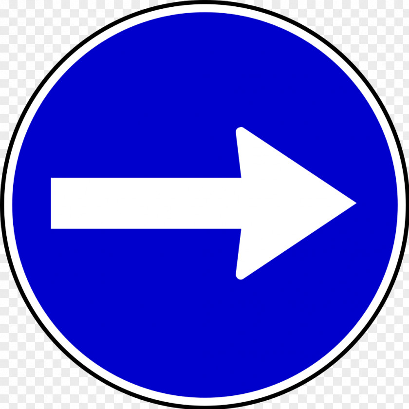 Road Traffic Sign Mandatory PNG