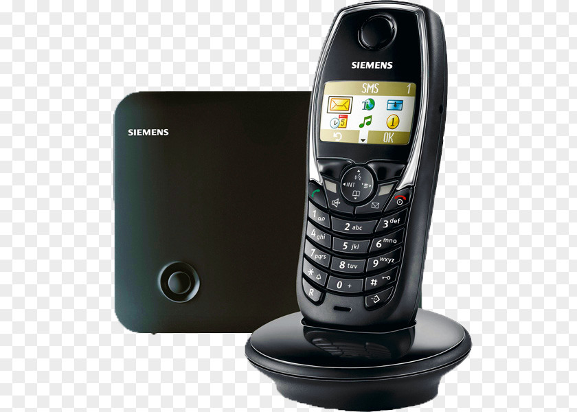 Single-line OperationSiemens S55 Feature Phone Mobile Phones Telephone Gigaset Communications SL100 Cordless PNG