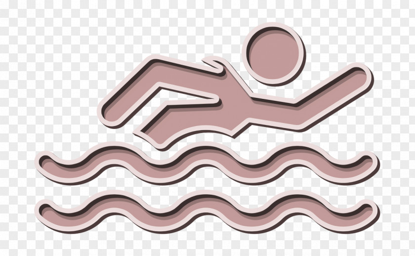 Swim Icon Swimming Holiday Human Pictograms PNG