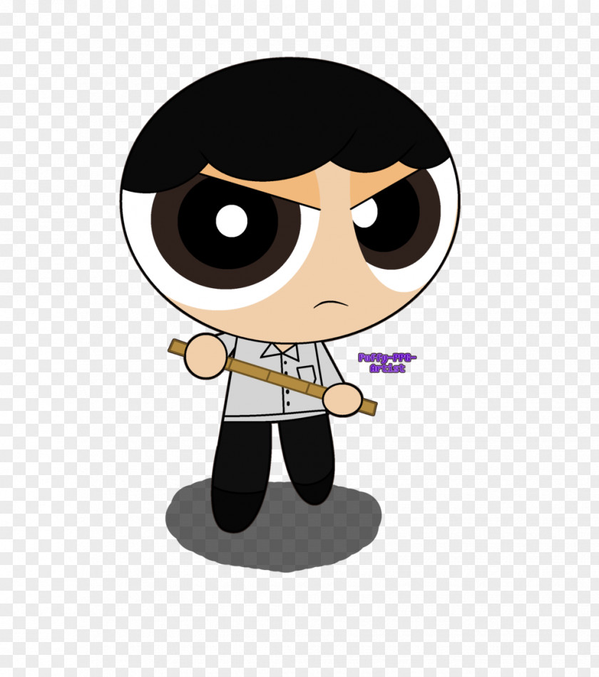 Afraid Black Hair Character Clip Art PNG