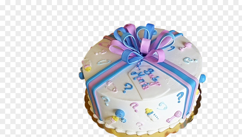 Gender Reveal Party Cupcake Buttercream Sugar Cake Birthday PNG