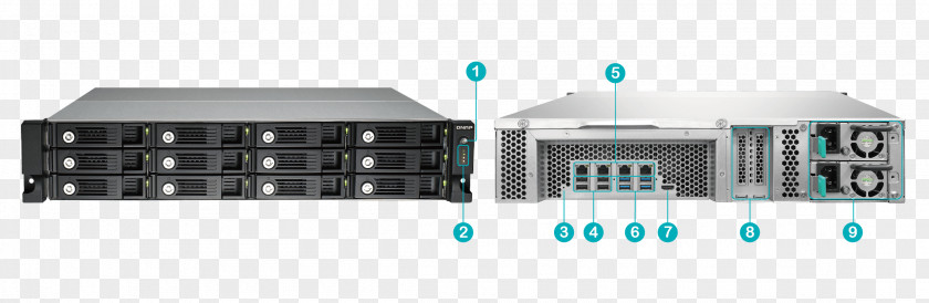 Intel QNAP TVS-1271U-RP TVS-871U-RP Network Storage Systems Data PNG