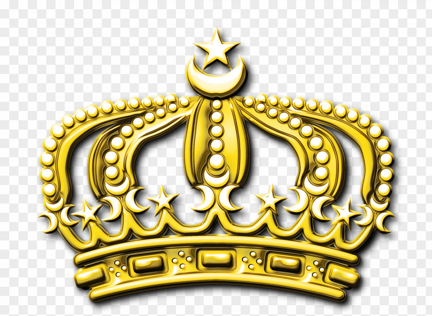 Metal Brass King Crown PNG
