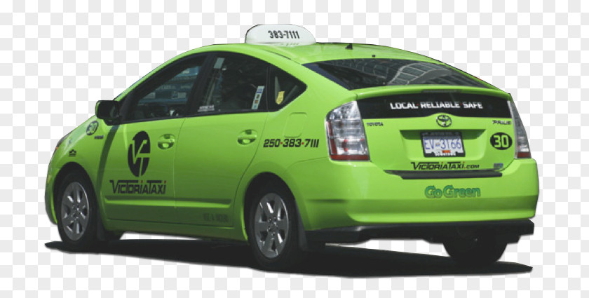 Taxi Service City Car Compact Motor Vehicle Hybrid Electric PNG