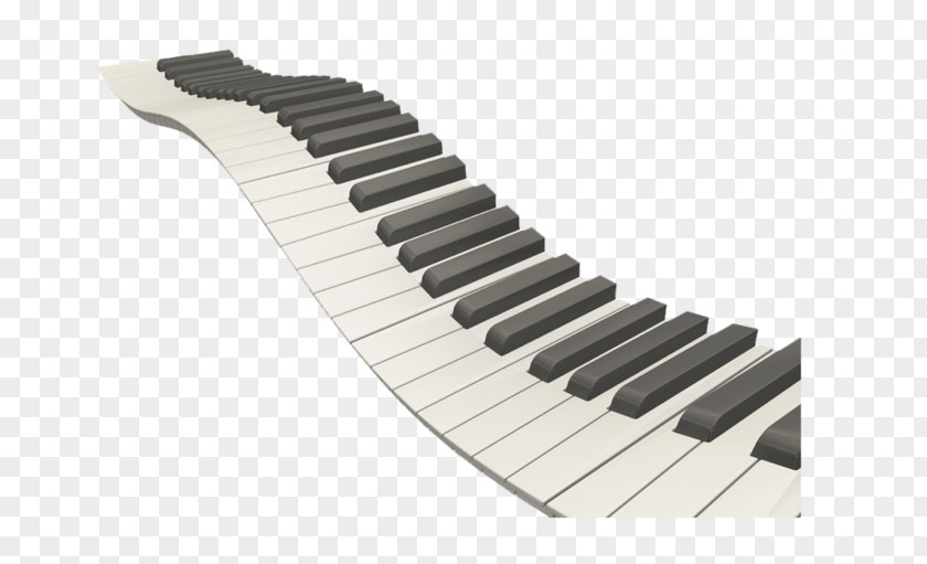 Wavy Piano Keys Musical Keyboard Clip Art PNG