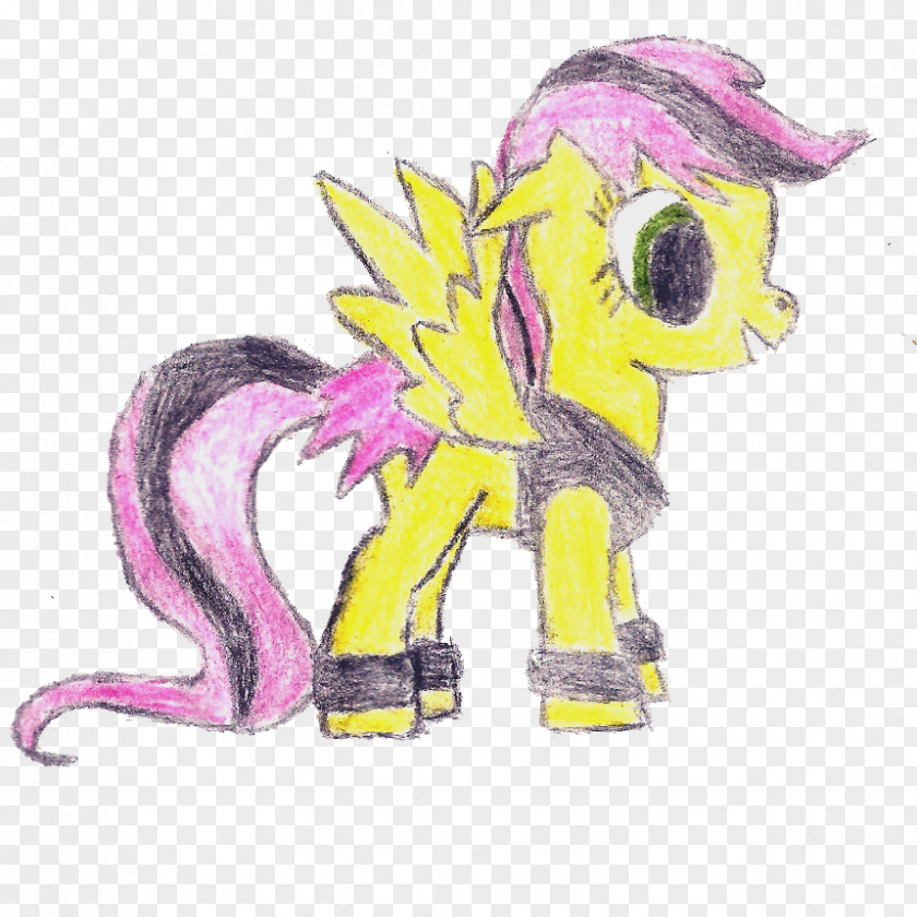 Horse Illustration Animated Cartoon Pink M PNG