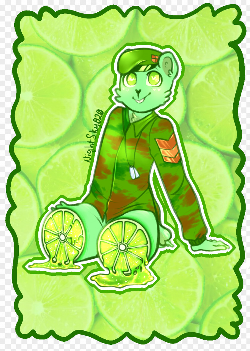 Lime Juice Toothy Cartoon PNG