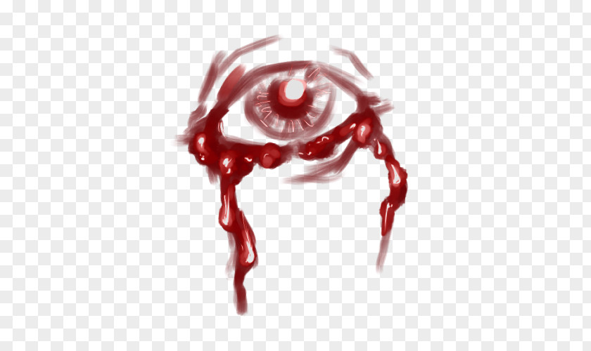 Blood Eye Red Scleral Tattooing PNG