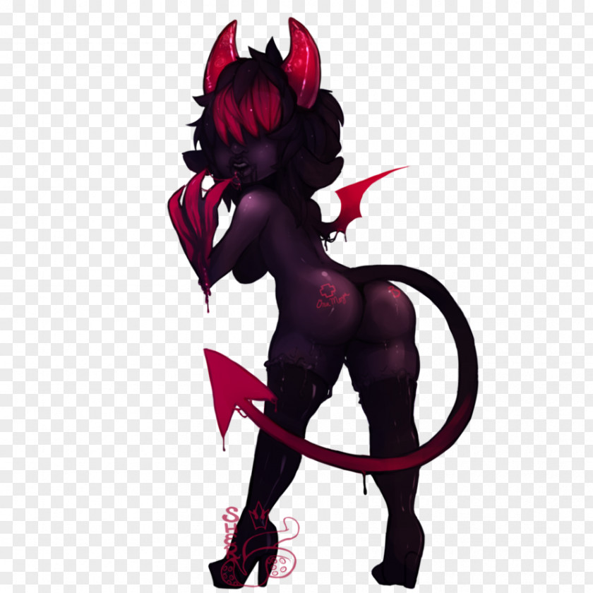 Demon Devil Succubus Gift Illustration PNG