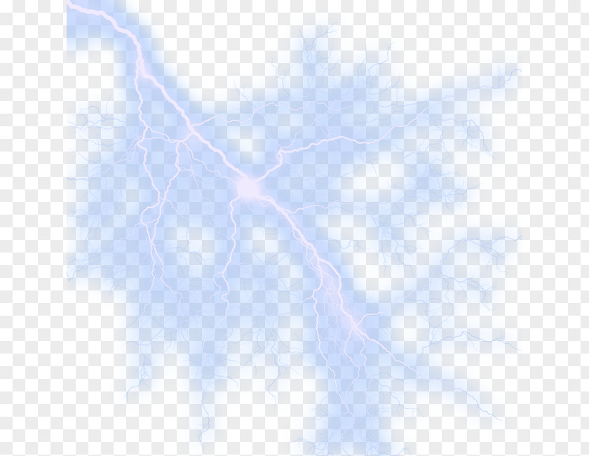 Lightning Blue Sky Pattern PNG