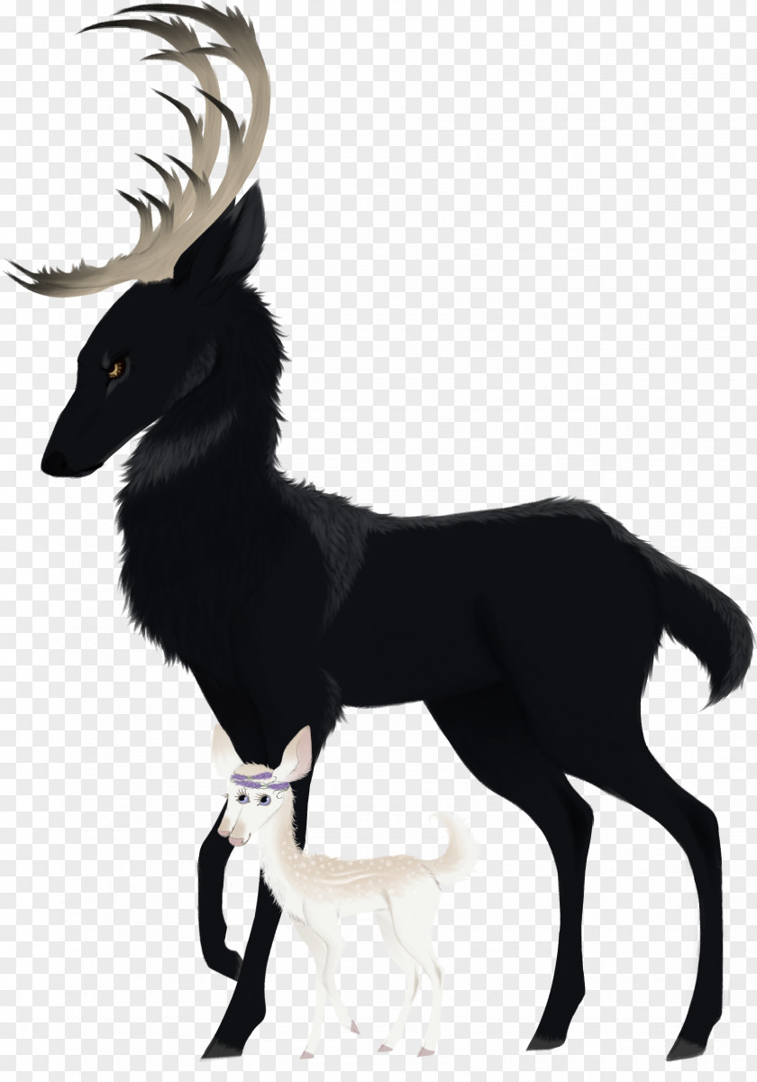 Reindeer Antelope Cattle Mammal Horse PNG