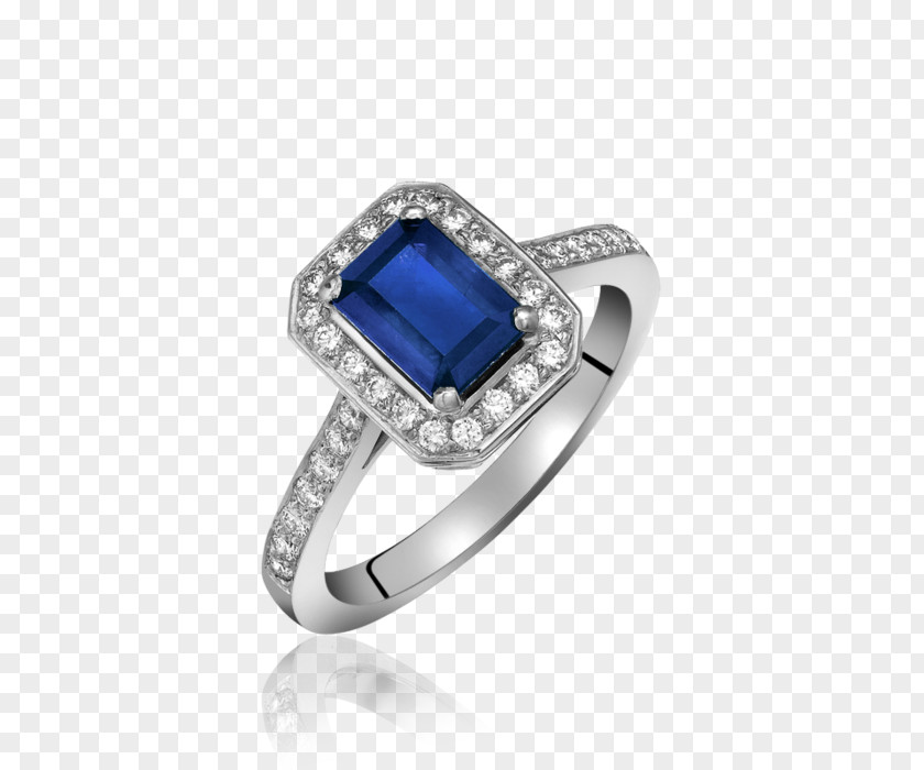 Ring Engagement Diamond Sapphire Jewellery PNG