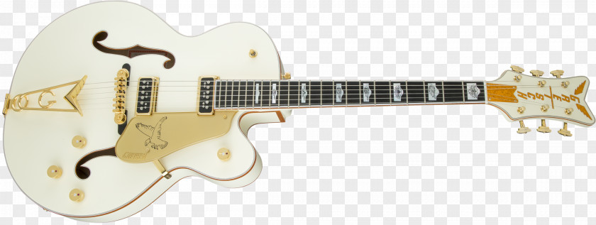 Gretsch Electric Guitar White Falcon Gibson ES-339 Cavaquinho PNG