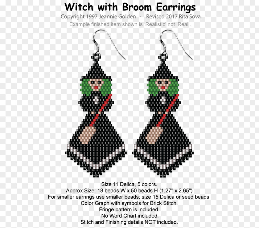 Halloween Bat Coloring Pages Mummy Earring Beaded Jewelry Pattern Jewellery PNG
