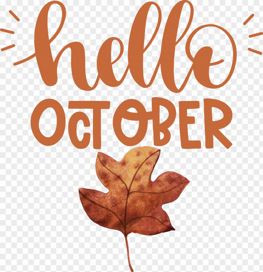 Hello October October PNG