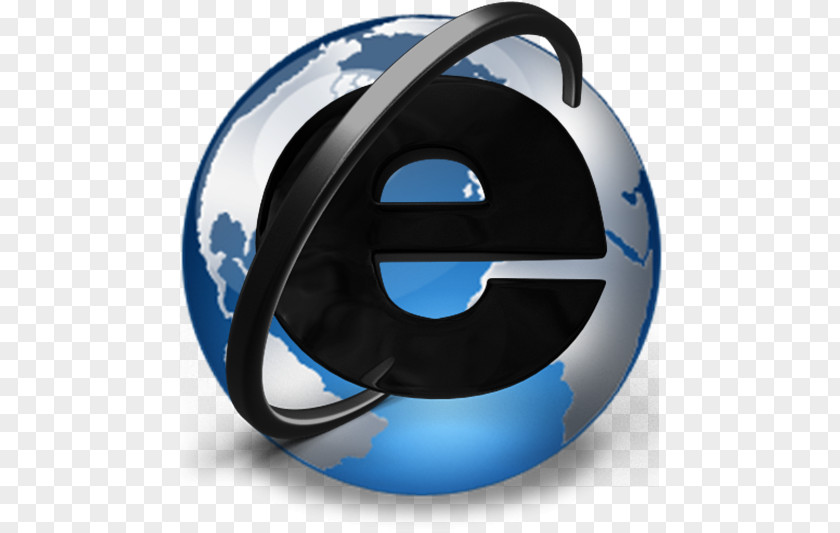Internet Explorer Cobalt Blue Circle Sphere PNG
