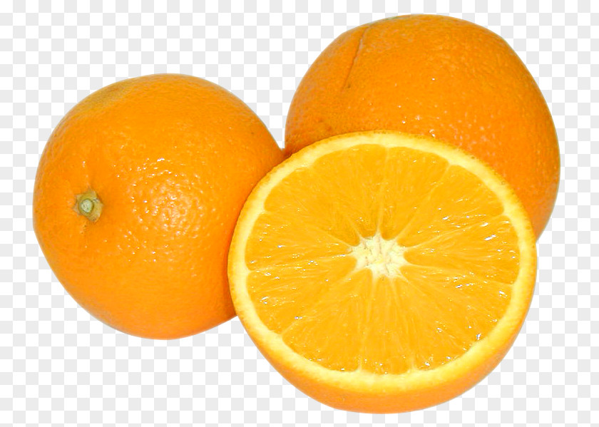 Orange And Half Of Juice Clementine PNG