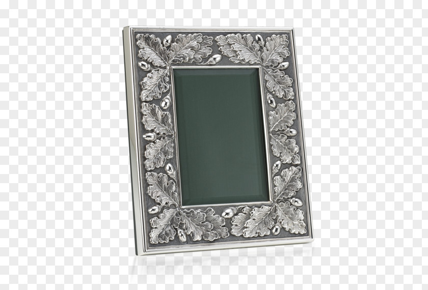 Silver Picture Frames Oak Buccellati Acorn PNG