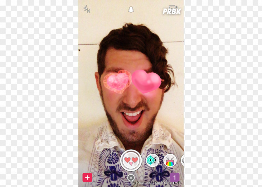 Snapchat Selfie Glasses Nose Iron Man (vol. 4) PNG
