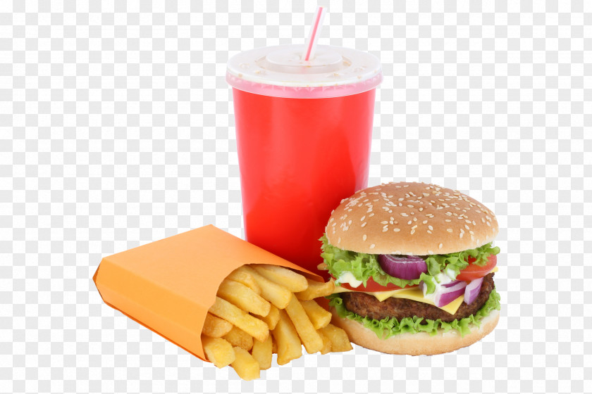 Burguer Cheeseburger Fast Food Hamburger French Fries Take-out PNG