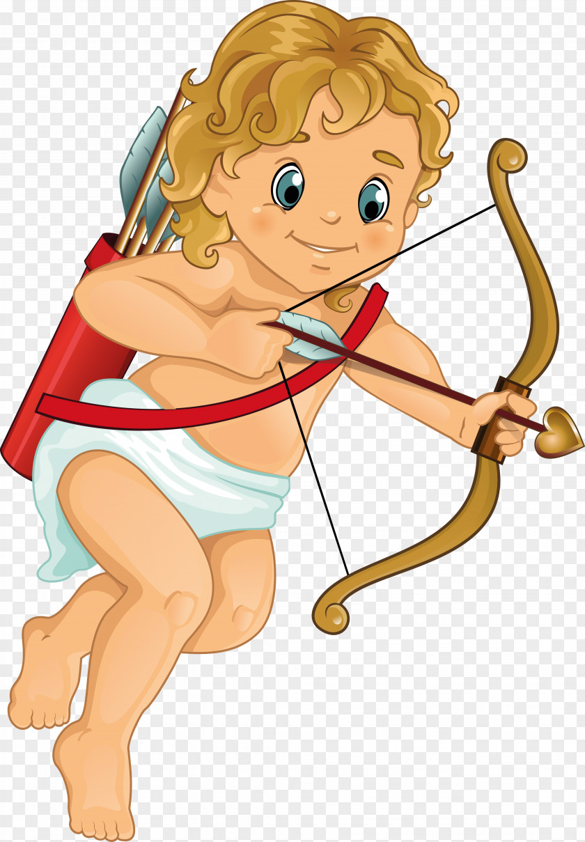 Cupid Cherub Angel Illustration PNG