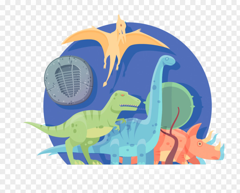 Dinosaur Tyrannosaurus Euclidean Vector Illustration PNG